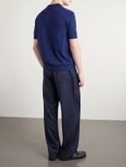 Slowear - Slim-Fit Cotton-Blend Terry Polo Shirt - Blue
