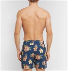 Onia - Charles Mid-Length Printed Swim Shorts - Navy