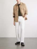 Paul Smith - Straight-Leg Cotton and Linen-Blend Twill Trousers - White
