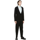 Homme Plisse Issey Miyake Black Cardigan Tuxedo Blazer