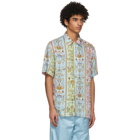 Versace Jeans Couture Blue and Multicolor Tuileries Shirt