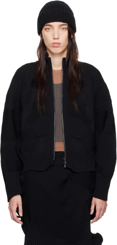 Photo: ISSEY MIYAKE Black Kone Kone Jacket
