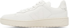 VEJA White V-90 Leather Sneakers