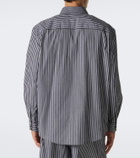 Saint Laurent Striped cotton poplin shirt