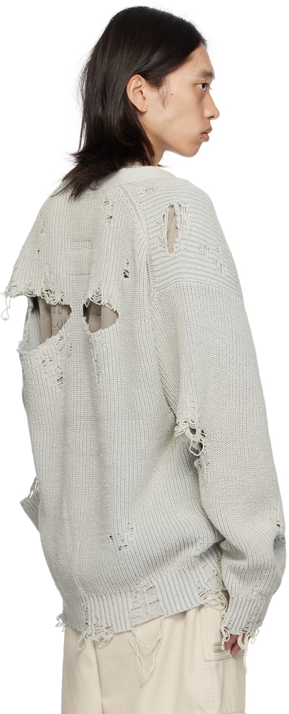ミハラヤスヒロ Distressed Knit Cardigan Maison MIHARA YASUHIRO ONLINE STORE（ミハラヤスヒロ
