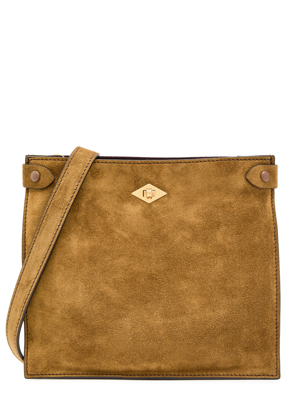 Metier Stowaway Suede Cross-body bag - Tan - One Size