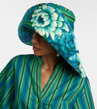 Alémais Margo printed cotton canvas sun hat