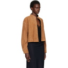 Nour Hammour Tan Lucien Suede Jacket