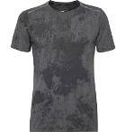 Nike Running - Tech Pack Printed Stretch-Mesh Running T-Shirt - Dark gray