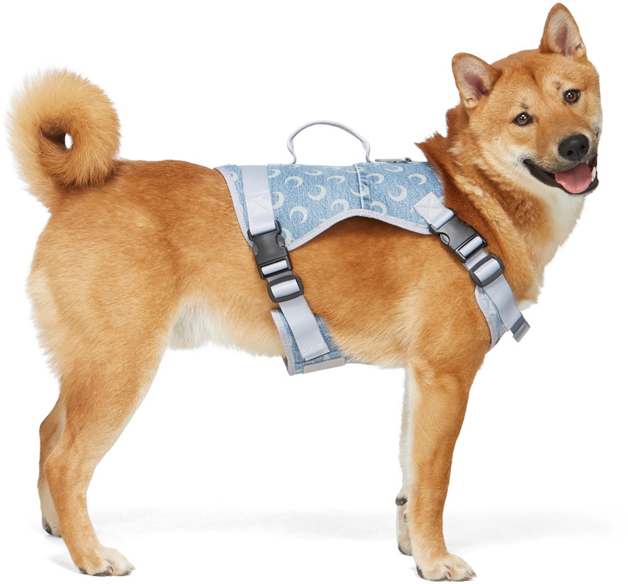 Marine Serre SSENSE Exclusive Blue Upcycled Denim Harness