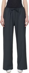 Cordera Gray Tailored Drawstring Trousers
