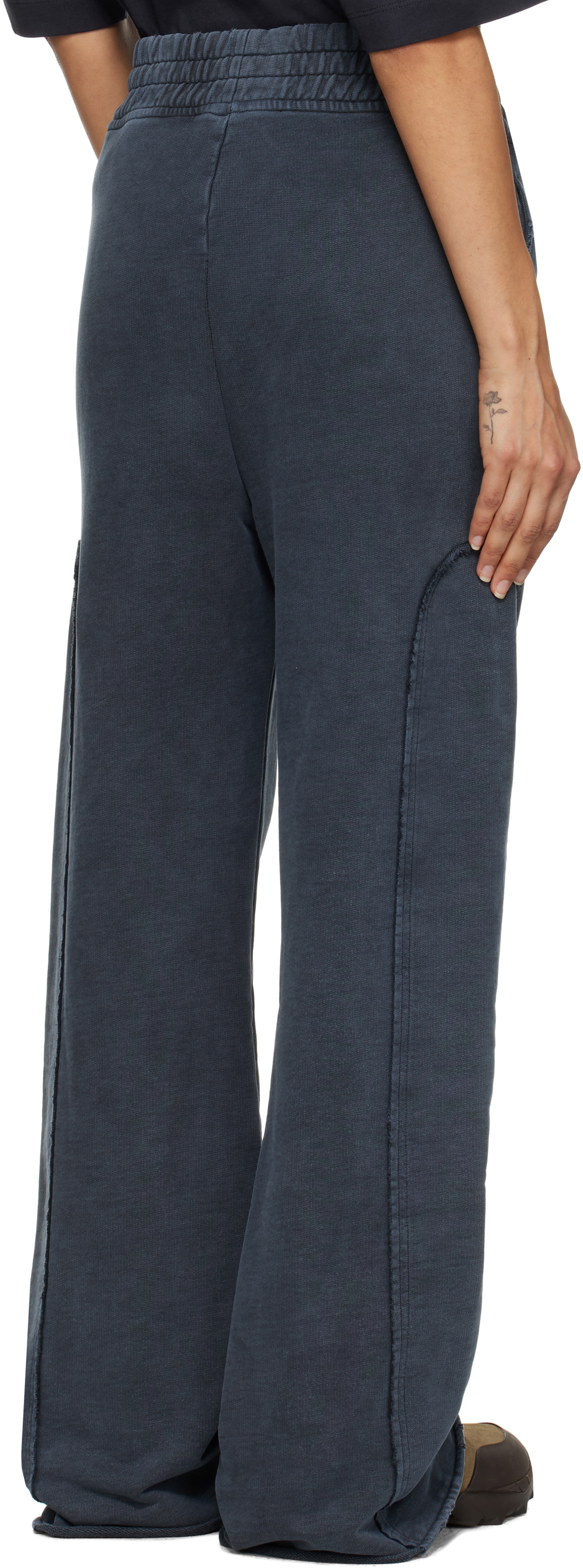 Études Navy 'The City' Loose Sweatpants