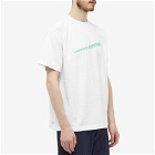 Uniform Experiment Men's Authentic Wrap Logo T-Shirt in White