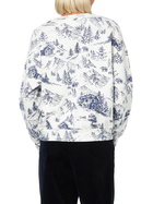 MC2 Saint Barth Woman Fleece Sweatshirt With Toile De Jouy Print