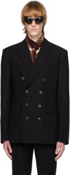 Dries Van Noten Black Fitted Blazer