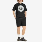Men's AAPE Now Solid Sweat Shorts in Black
