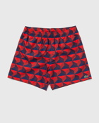 Lacoste Patterned Swim Trunks Blue/Red - Mens - Swimwear