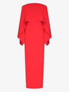 Solace London Red Yael Maxi Dress