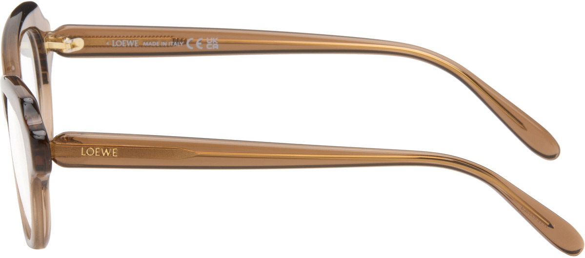 LOEWE Brown Slim Oval Glasses