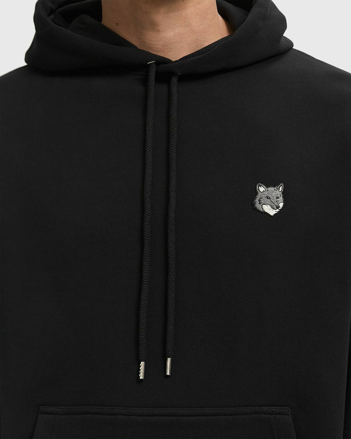 Maison Kitsune FOX HEAD COMFORT HOODIE White Mens Hoody