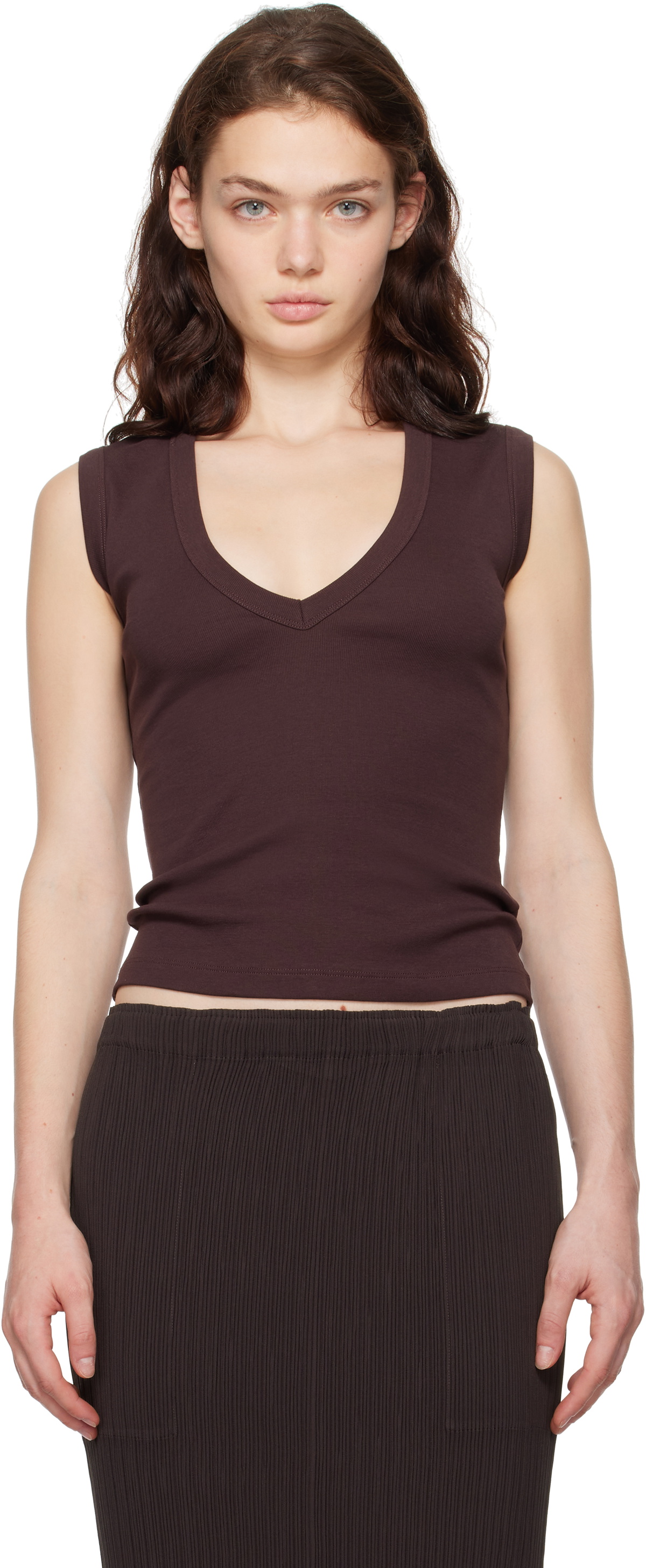 【flore flore】DEWI TANK NAVY 新品 FLORE FLORE Dewi Tank in Flore Blue Curated at Jake and Jones