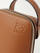 Loewe - Logo-Debossed Leather Messenger Bag