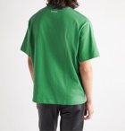 ACNE STUDIOS - Beni Bischof Extorr Printed Cotton-Jersey T-Shirt - Green
