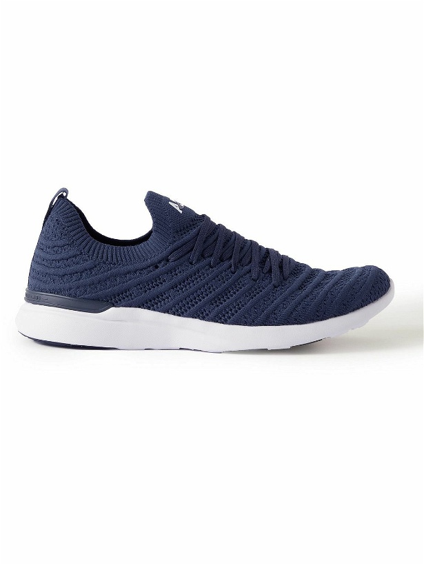 Photo: APL Athletic Propulsion Labs - TechLoom Wave Running Sneakers - Blue