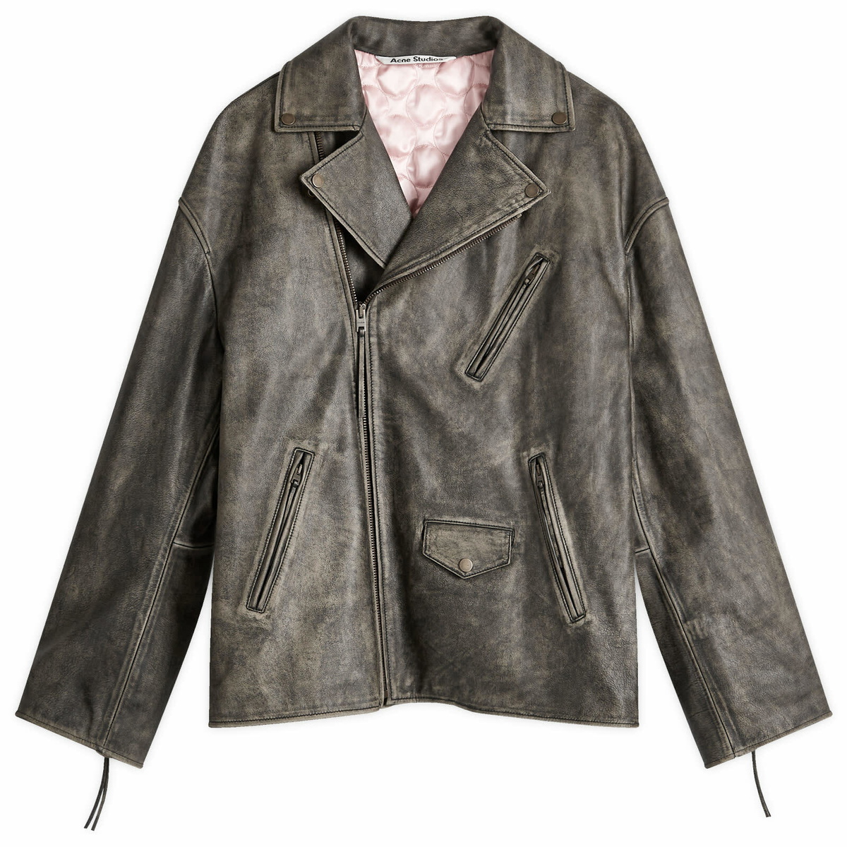 Acne Studios Black Leather Chore Jacket Acne Studios