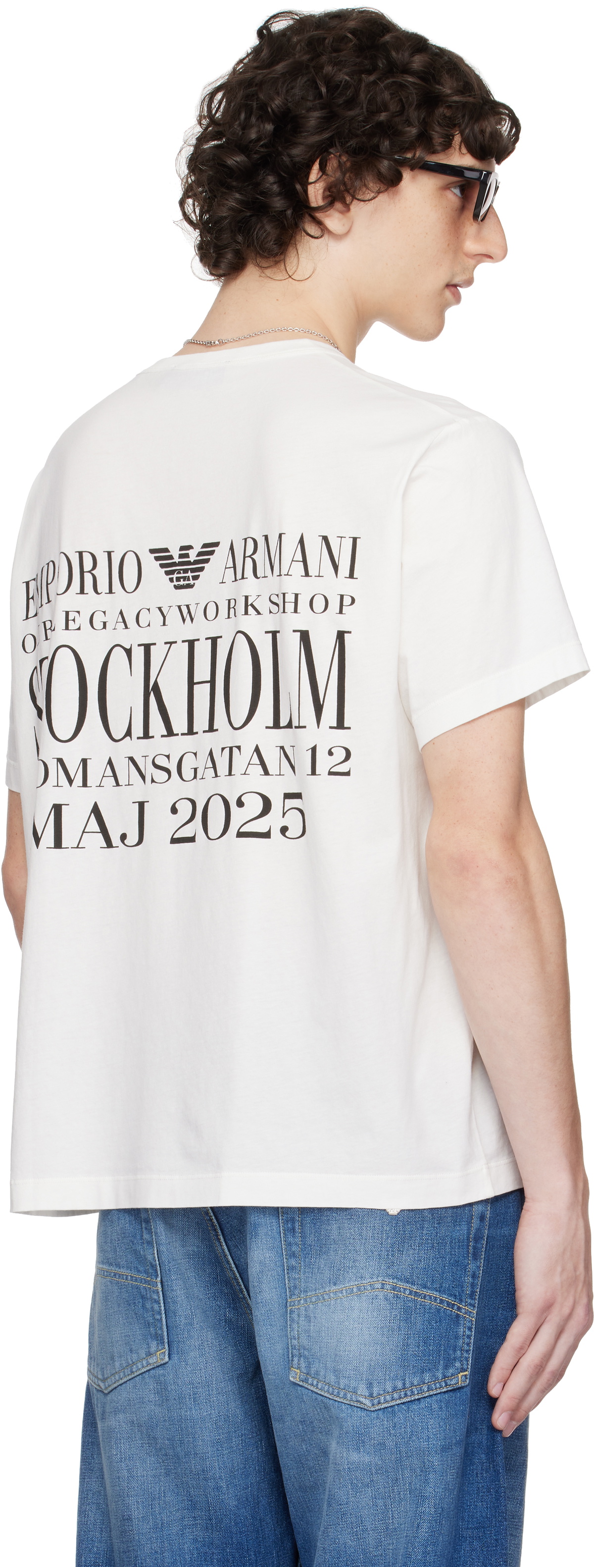 新しい季節 OUR LEGACY Our T-shirt Primo White Armani Emporio SHOP WORK トップス