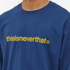 thisisneverthat Men's Long Sleeve T-Logo T-Shirt in Navy