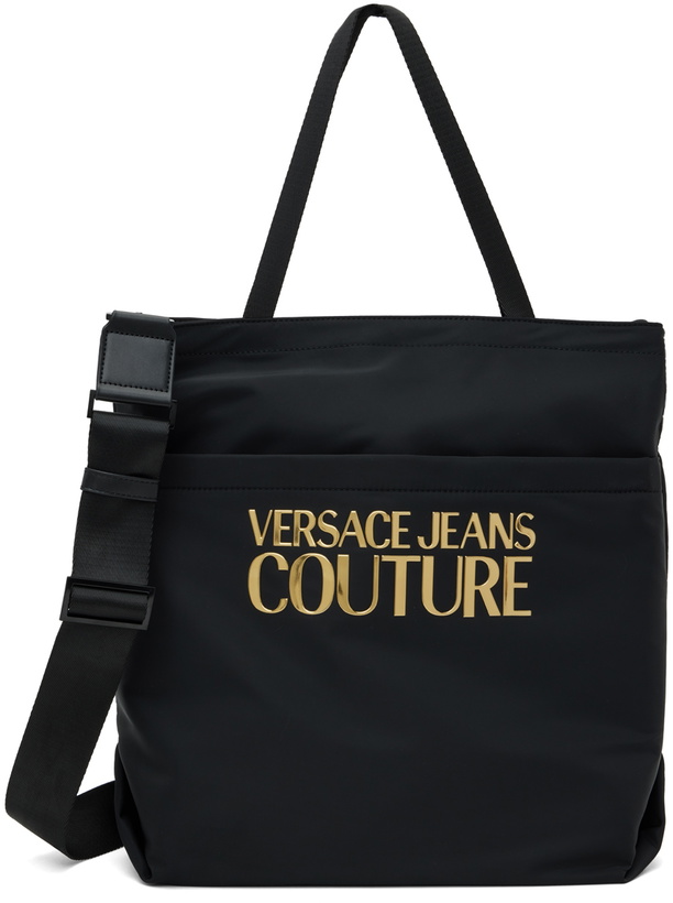 Photo: Versace Jeans Couture Black Logo Tote