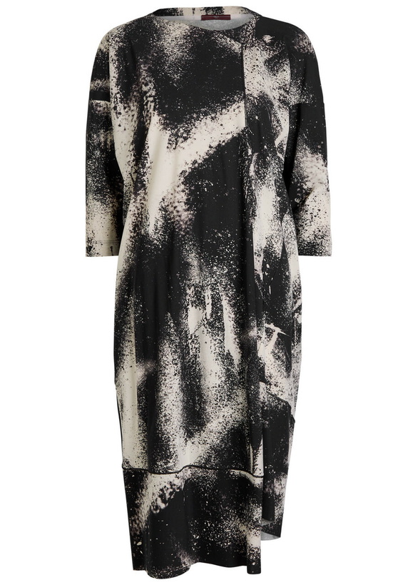 Photo: High Prelude Printed Stretch-polyamide Midi Dress Black