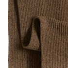 Baserange Women's Mea Merino Wool Scarf in Burel Brown 