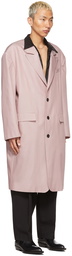 LU'U DAN SSENSE Exclusive Pink 90's Tailored Coat