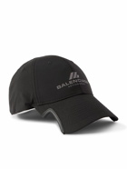 Balenciaga - Logo-Print Drill Baseball Cap - Black