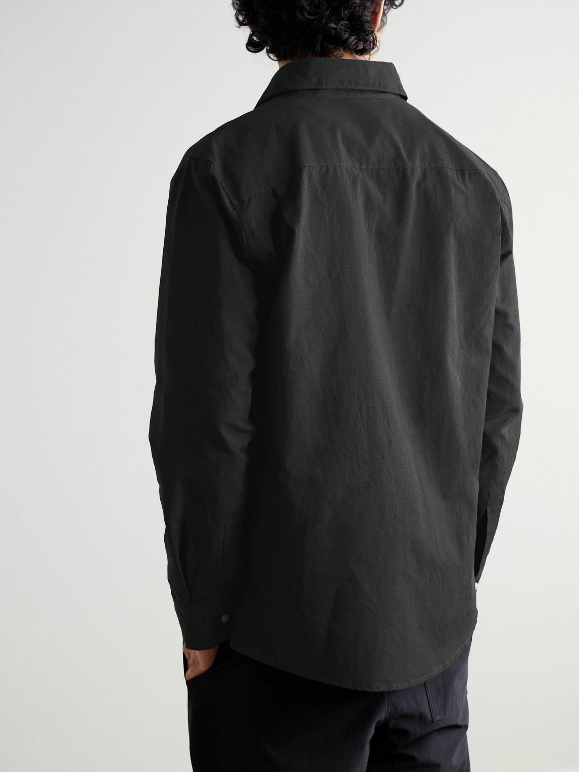 SSAM - Cotton and Linen-Blend Shirt - Gray