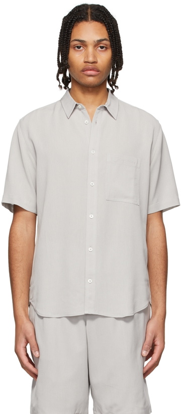 Photo: Jacquemus Grey 'La Chemise Melo' Shirt