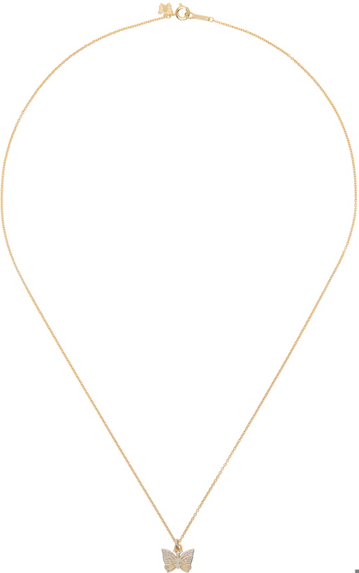 Photo: NEEDLES Gold Papillon Necklace