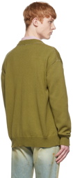 PRESIDENT's Khaki Cotton Cardigan