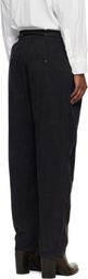 Isabel Marant Black Falcona Fluid Satiny Trousers