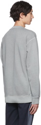 BOSS Gray Cotton Sweatshirt