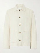 NN07 - Morgan 1454 Linen Blouson Jacket - Neutrals