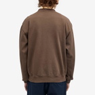 Sporty & Rich Men's Carlyle Crew Sweat in Chocolate