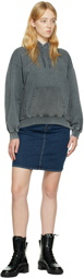 See by Chloé Black Paneled Hoodie