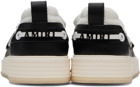 AMIRI Black & White MA Tassle Hybrid Boat Shoes