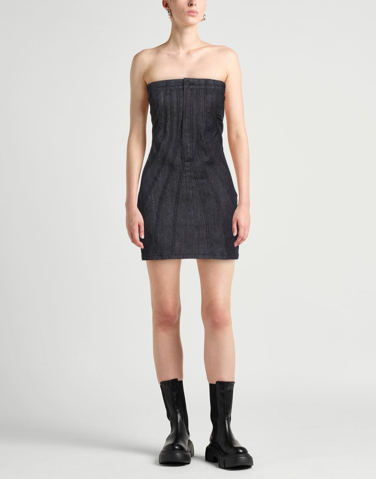 Mugler Womens Mini dress in Black