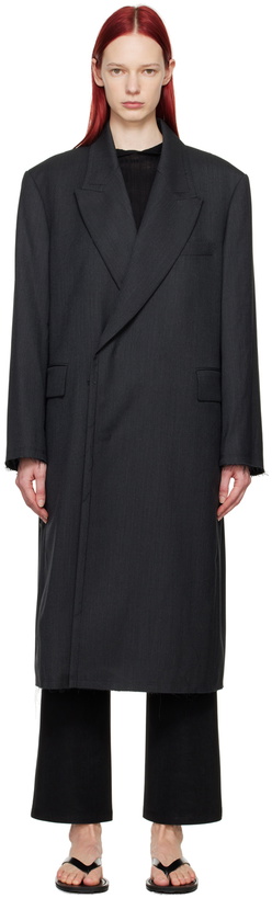 Photo: Youth Gray Oversized Coat