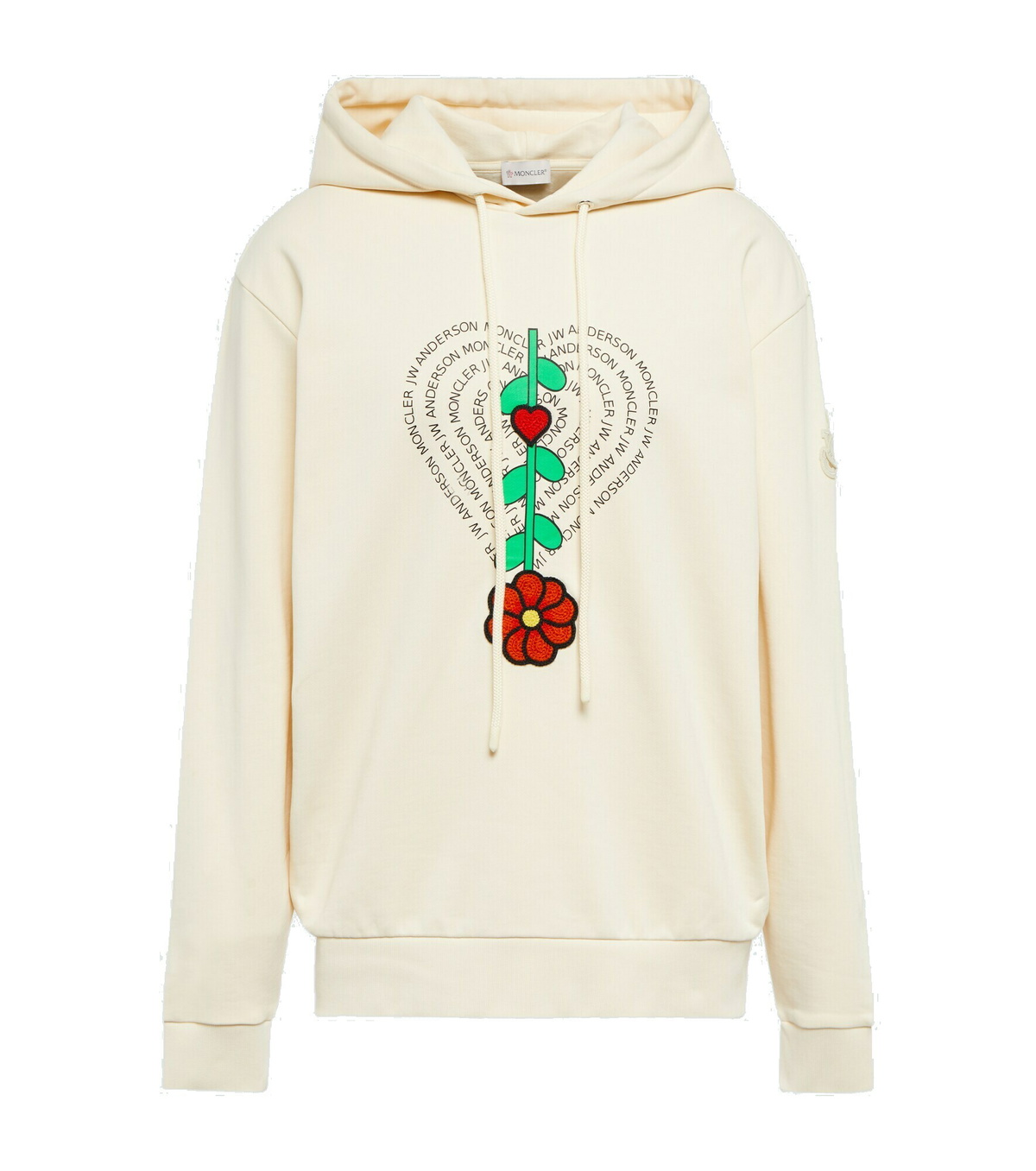【送料&関税込】Moncler Genius Sand 1 Moncler Jw Anderson Sh Moncler Genius - 1 Moncler JW Anderson cotton hoodie Moncler