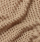 TOM FORD - Open-Knit Polo Shirt - Neutrals